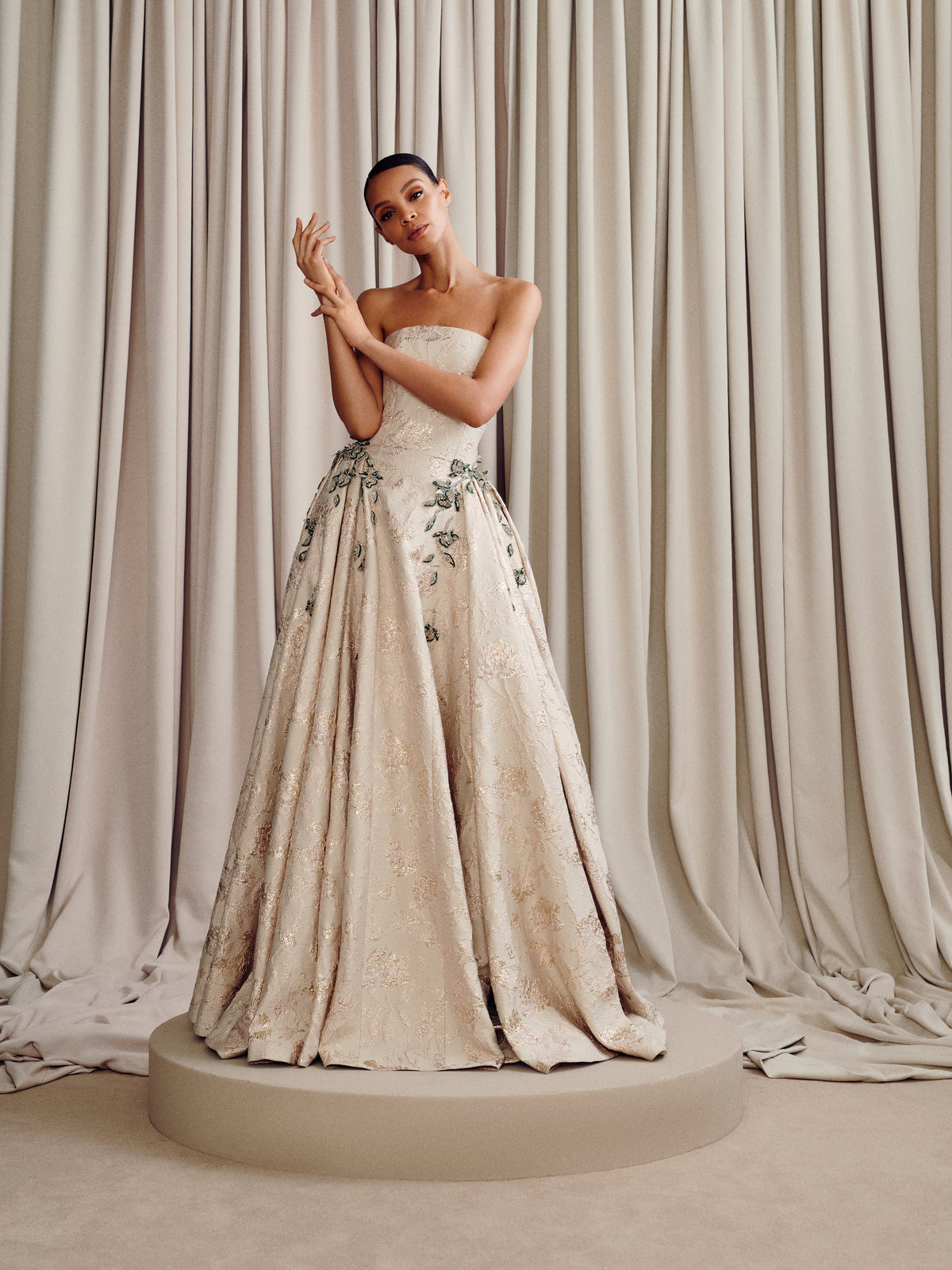 Emerald Gown (Made-to-order)