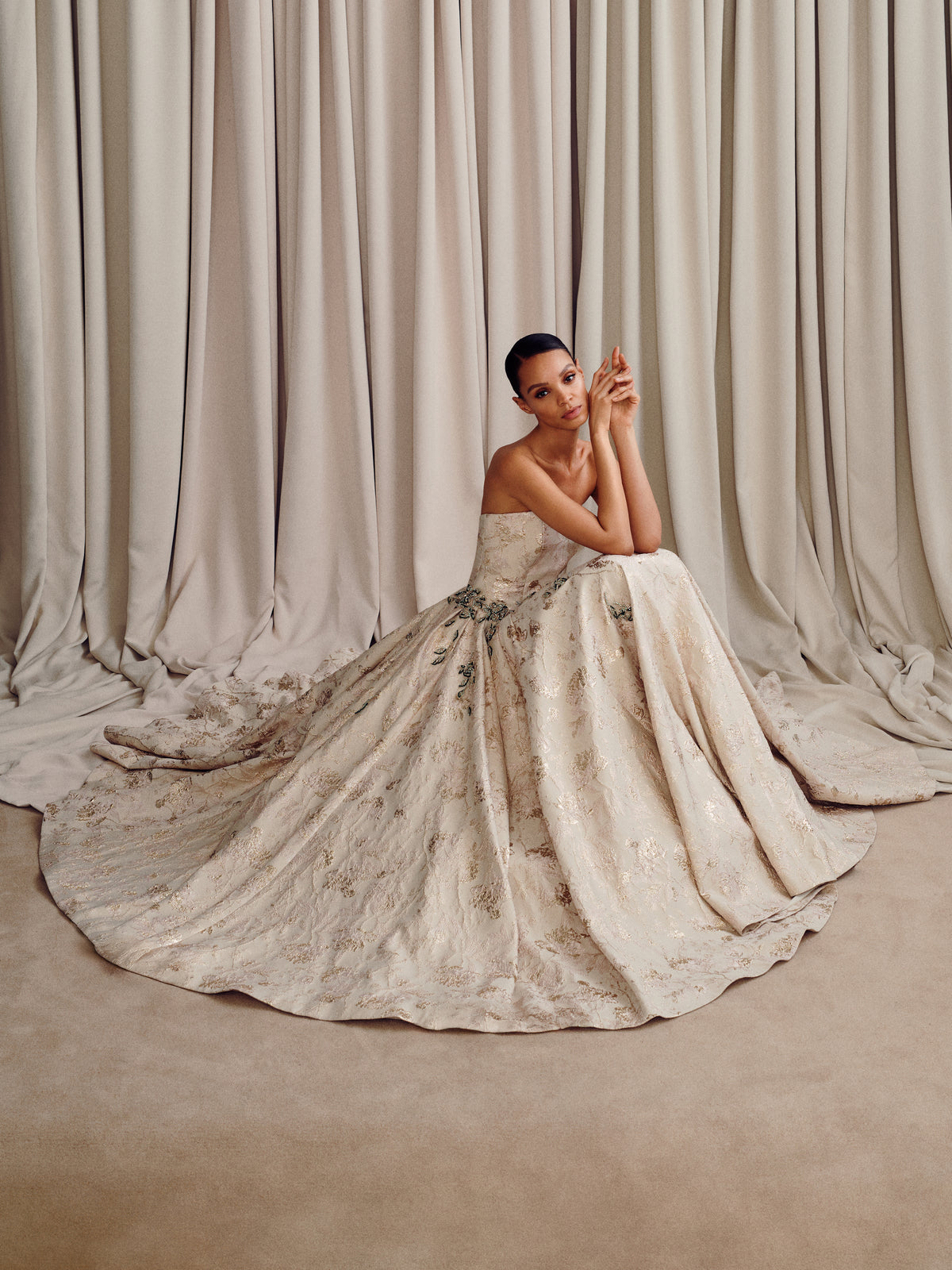 Emerald Gown (Made-to-order)